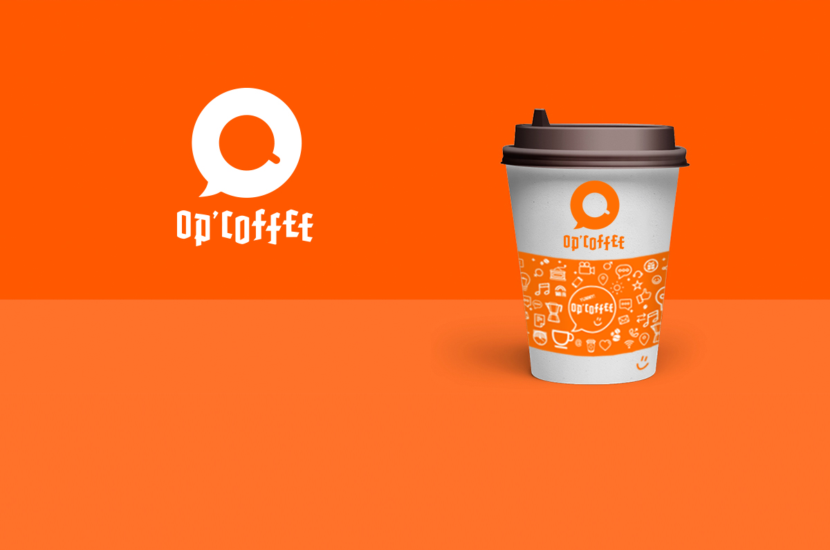 logo设计_VI设计-OP咖啡